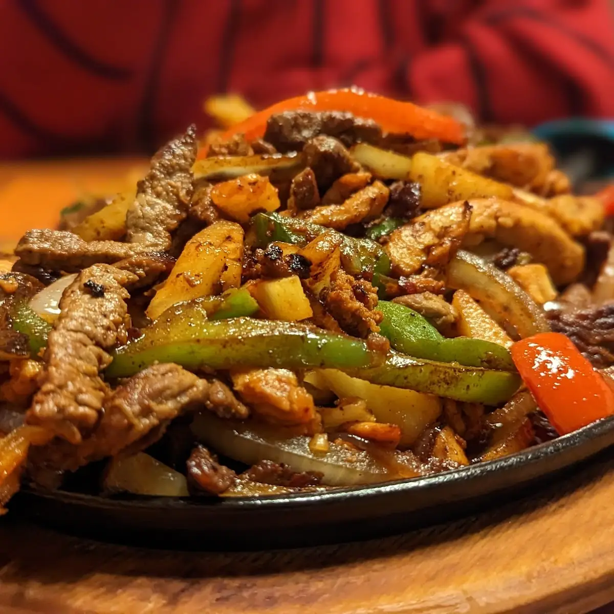 Chicken and Shrimp Fajitas