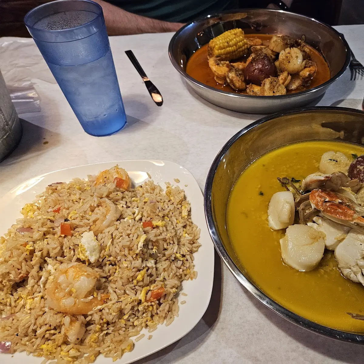 Dungeness Crab and Shrimp Fried Rice