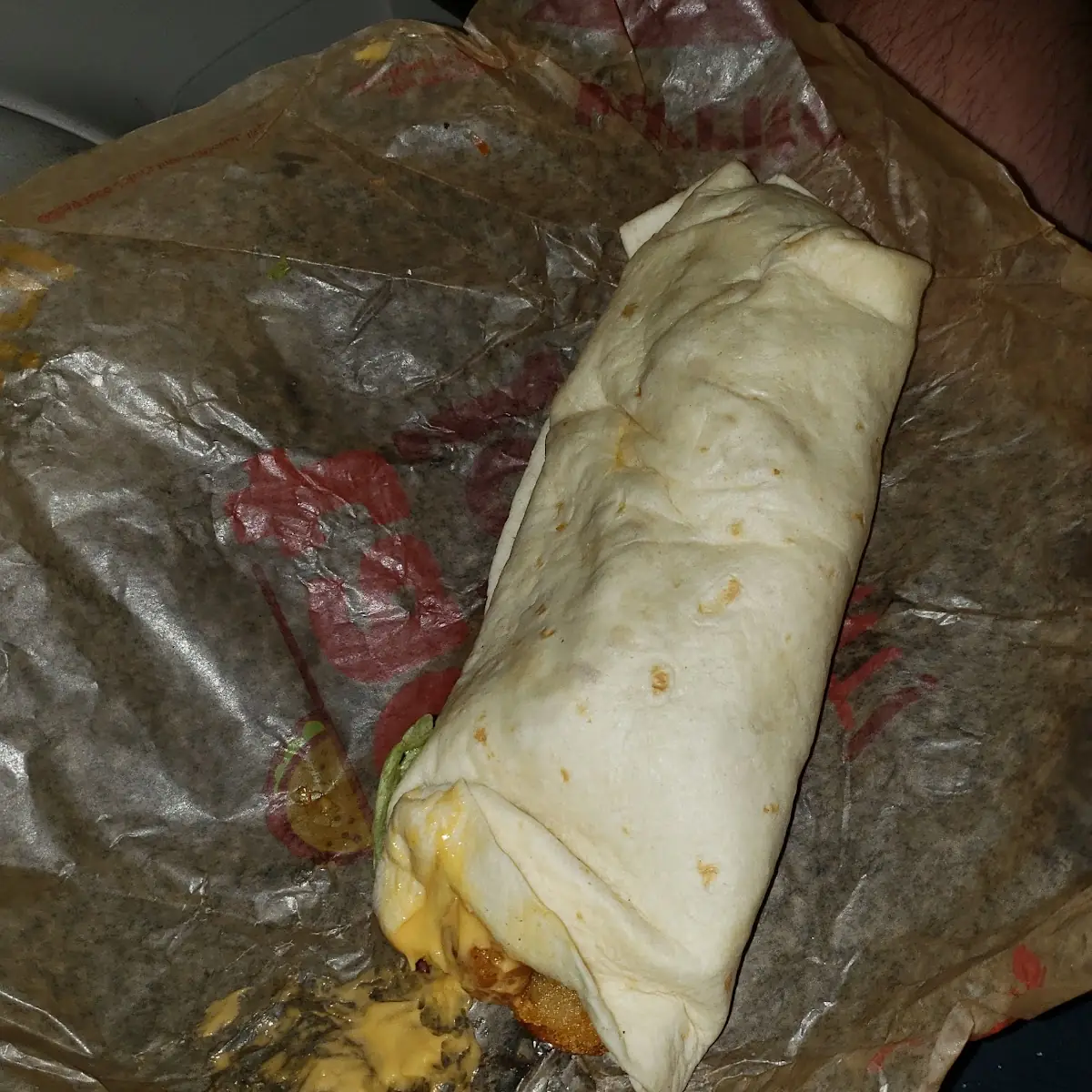 Fried Chicken Burrito