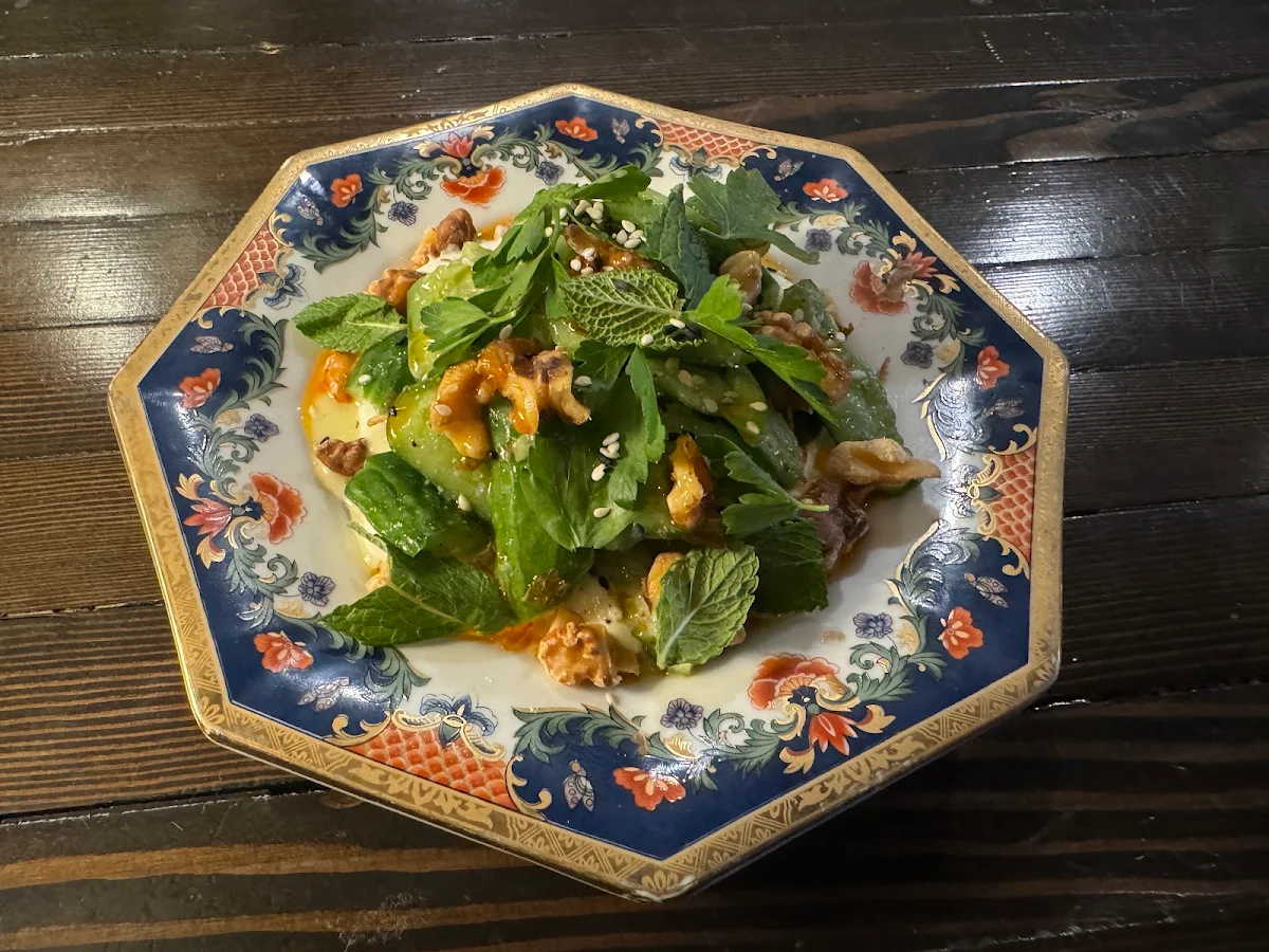 Smashed Cucumber Salad