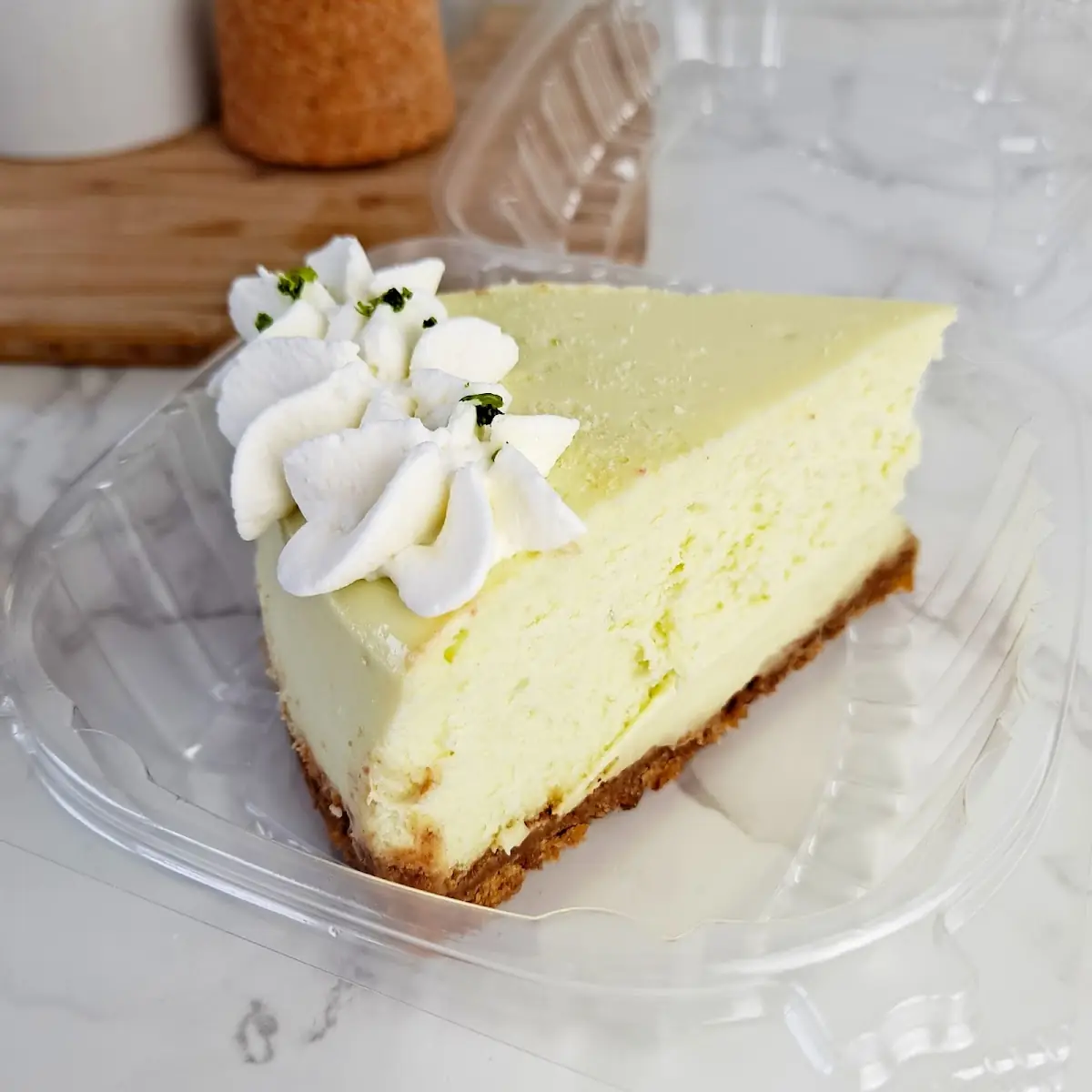 New York Style Cheesecake Slice