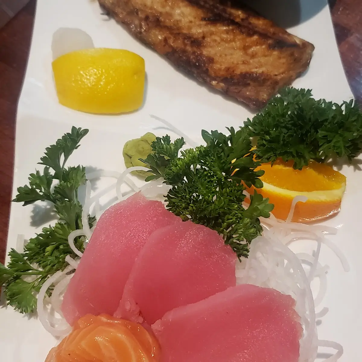 Bento Box-Sashimi & Mackerel