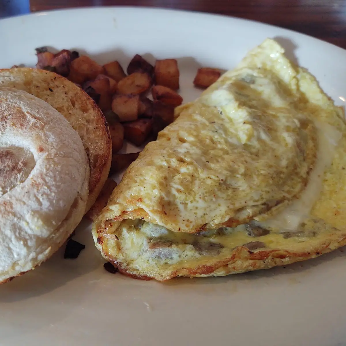 Sausage and Cheese Omelet