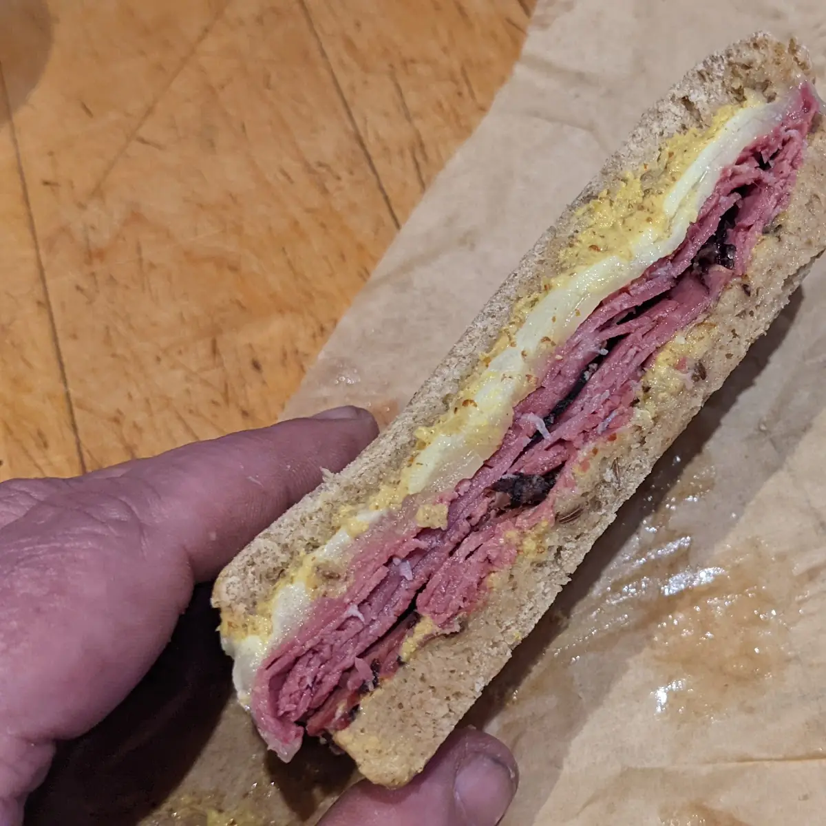 Johnny's Pastrami Sandwich