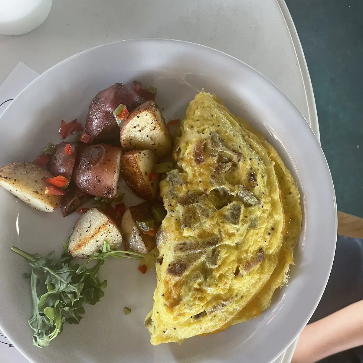 Meat and Cheese Omelet