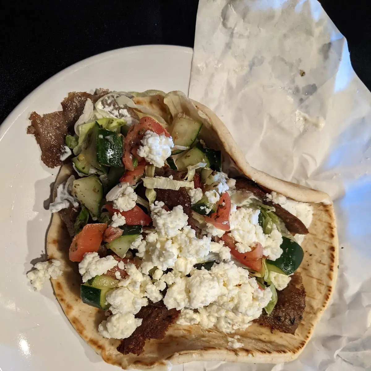 Lamb Gyro with Feta Cheese