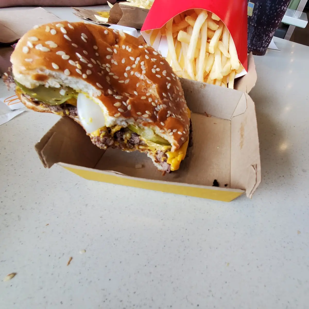 Quarter Pounder w Cheese Fries