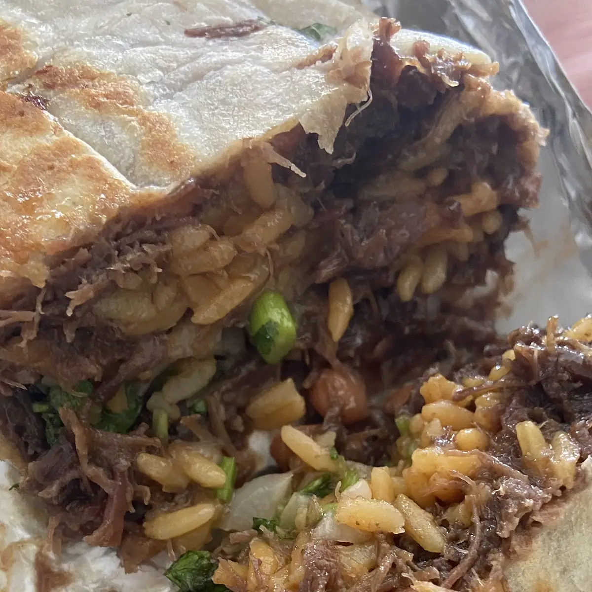 California Burrito with Shredded Beef