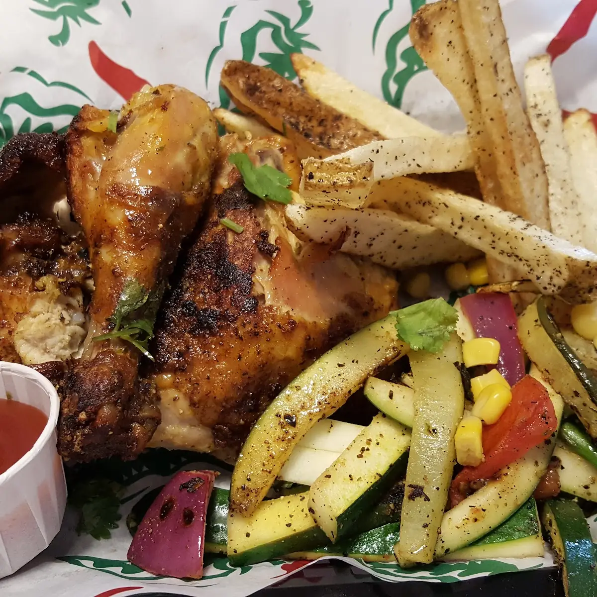 Roasted Chicken Fries