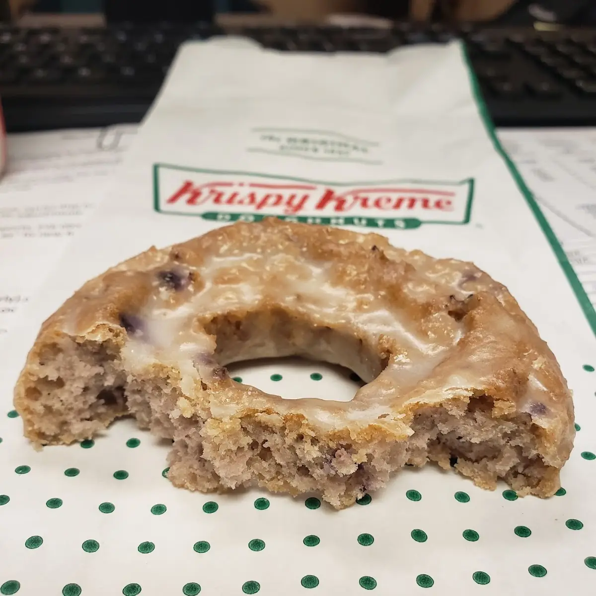 Blueberry Cake Donut