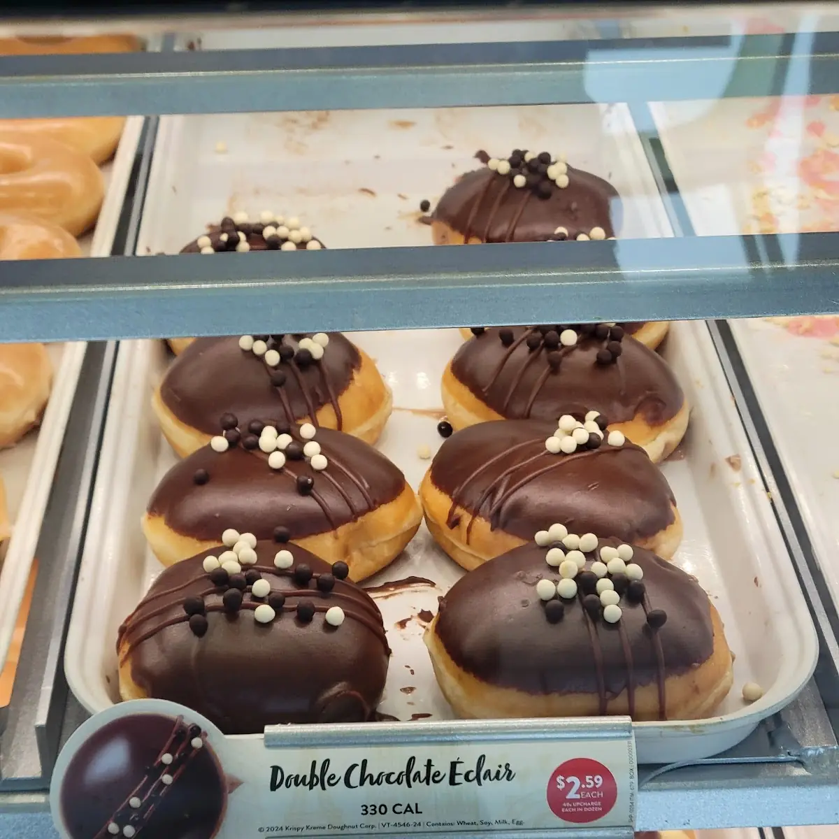 Double Chocolate Eclair Donut