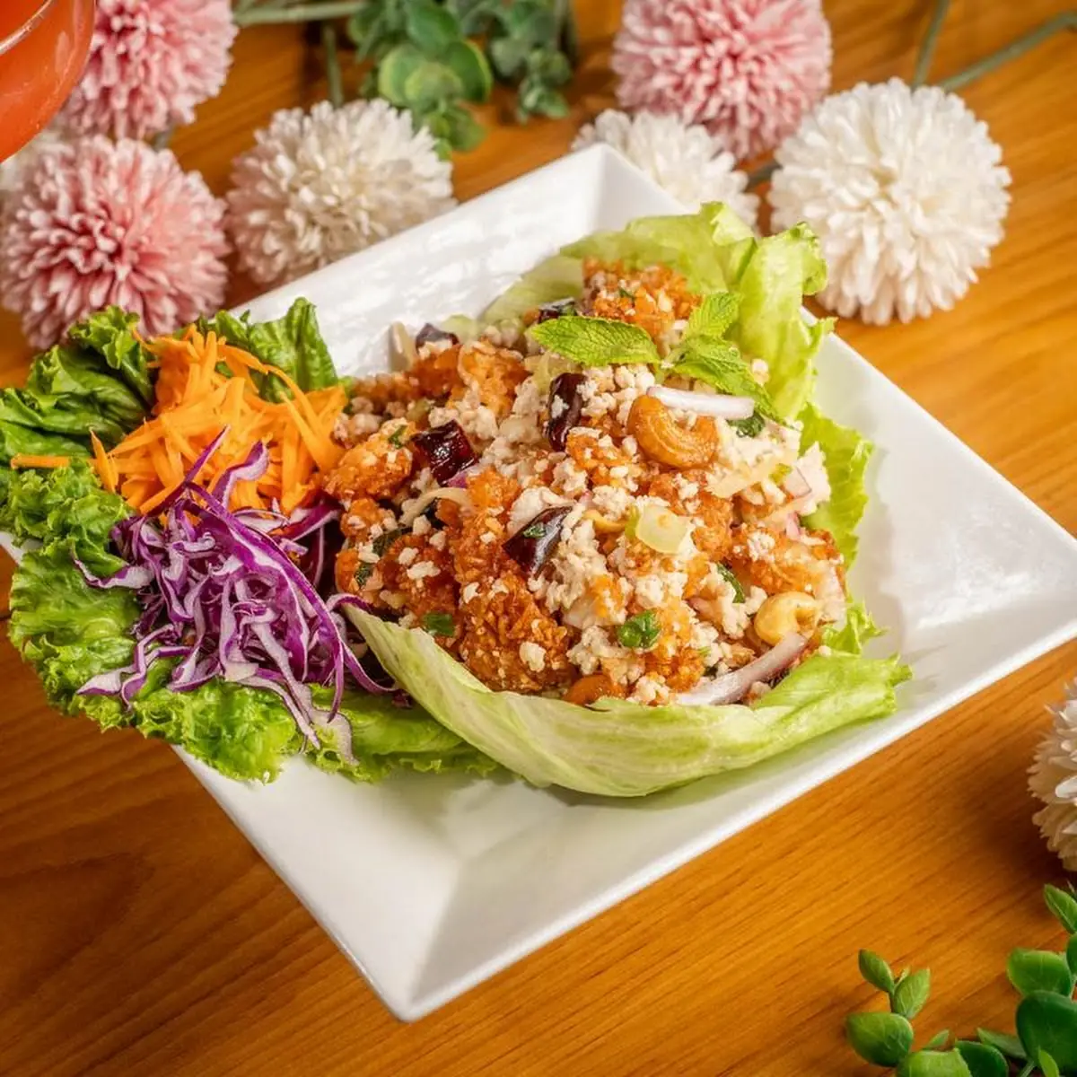 Crispy Rice Salad Nam Khao