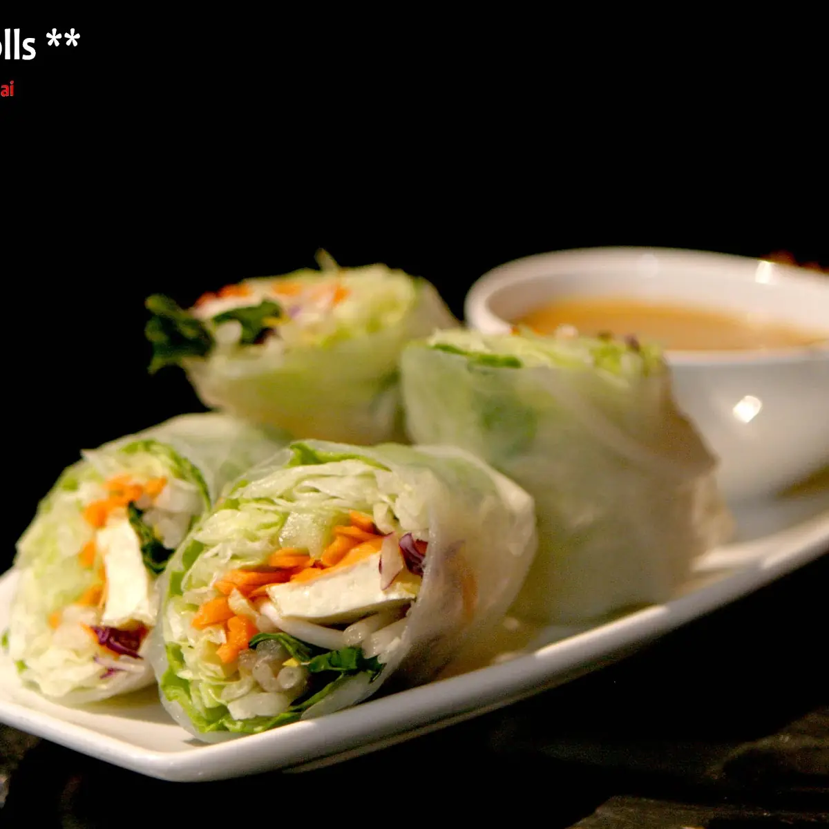 Fresh Salad Rolls