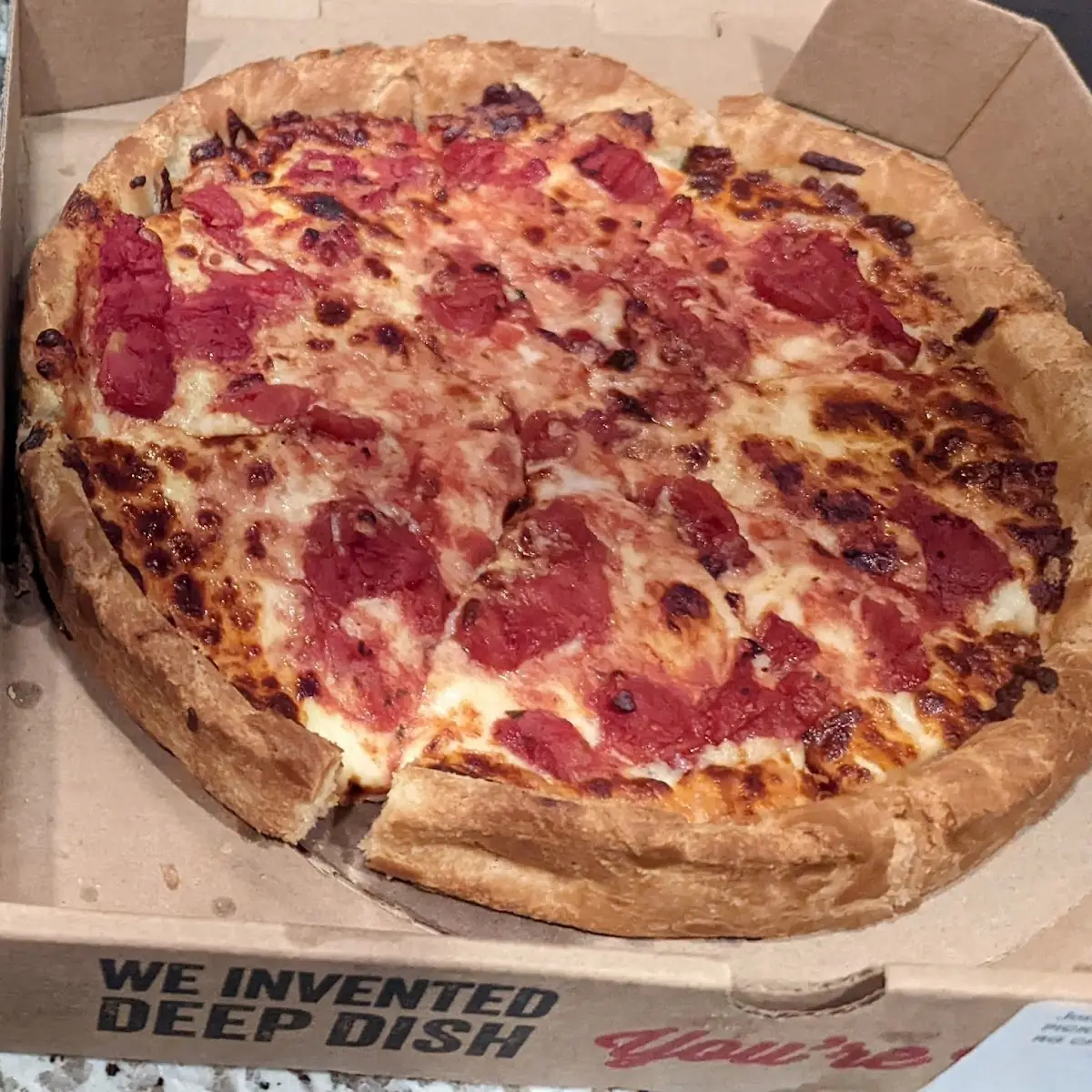 Deep Dish Cheese Pizza