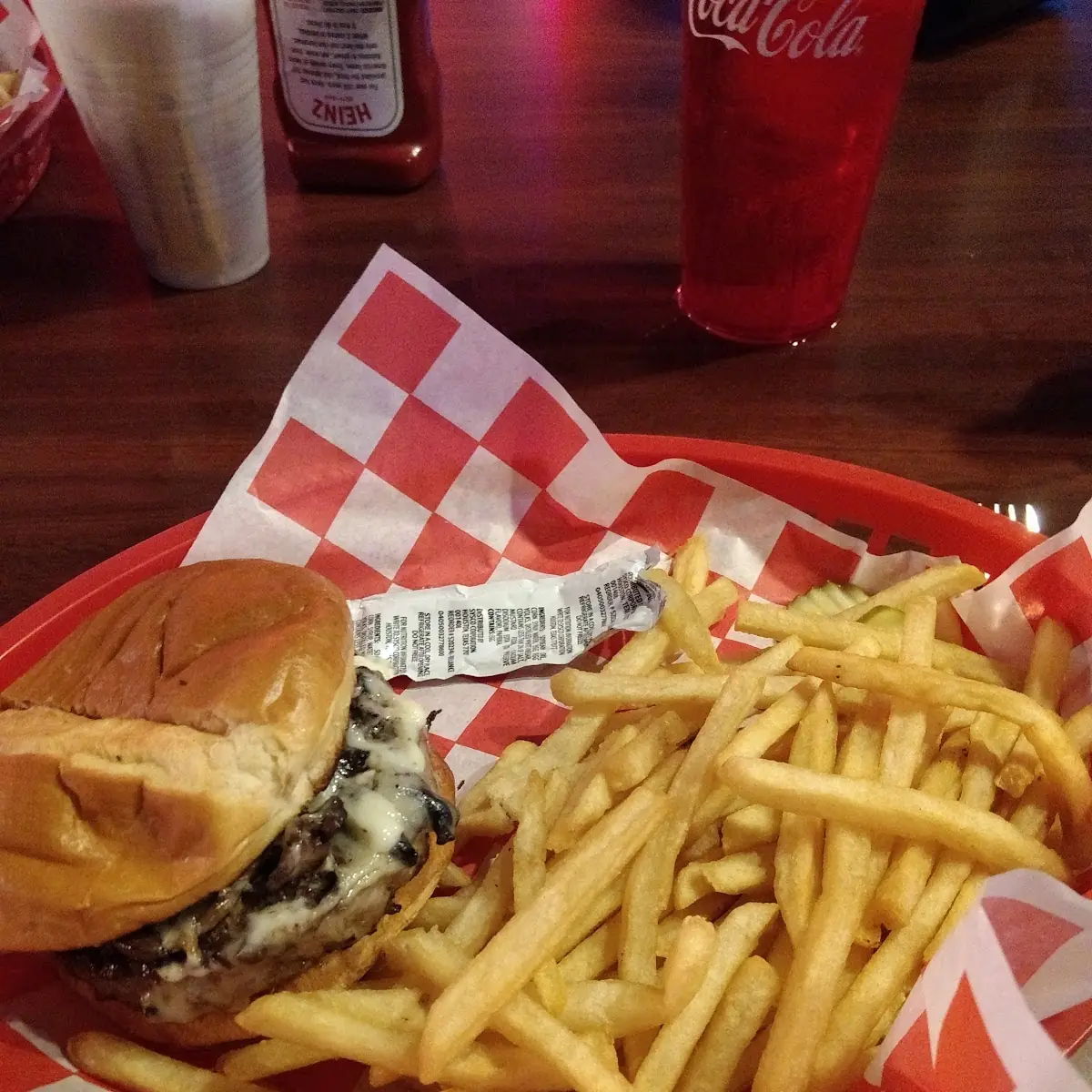 Mushroom Swiss Burger