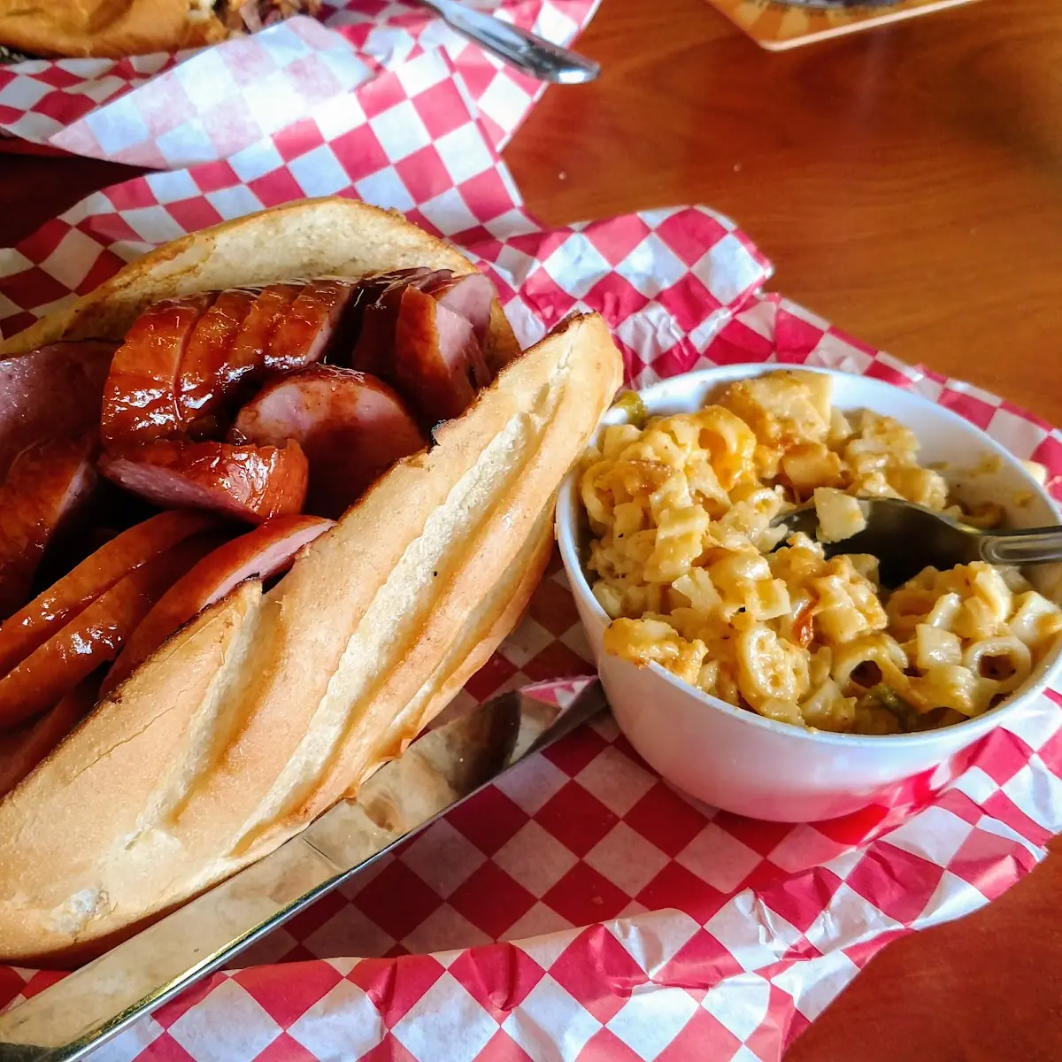 Sausage with Mac & Cheese