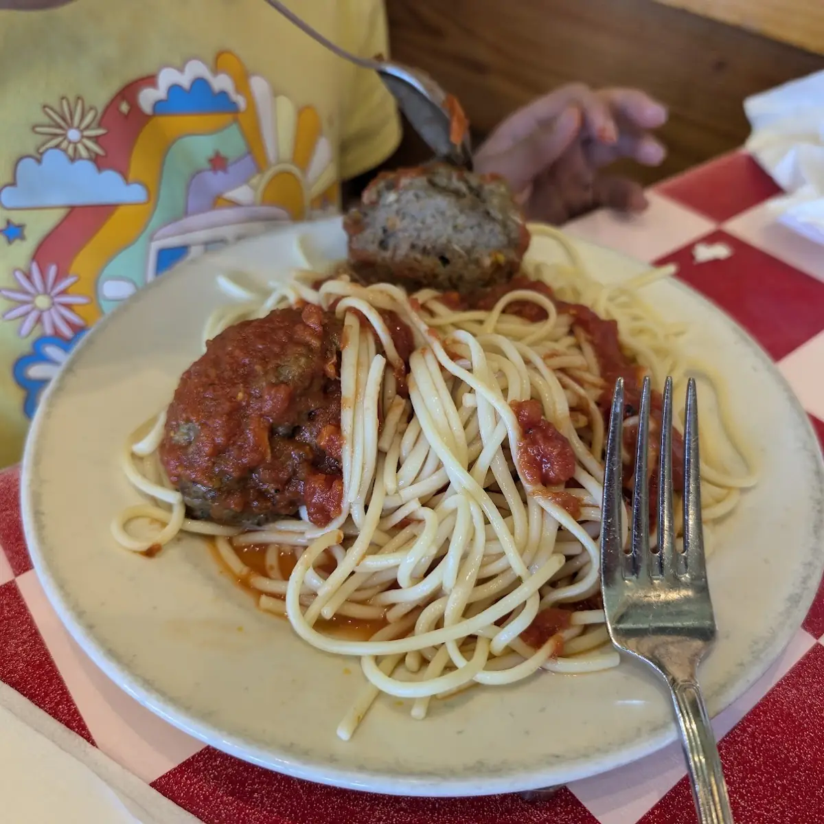 Kids Spaghetti and Meatballs