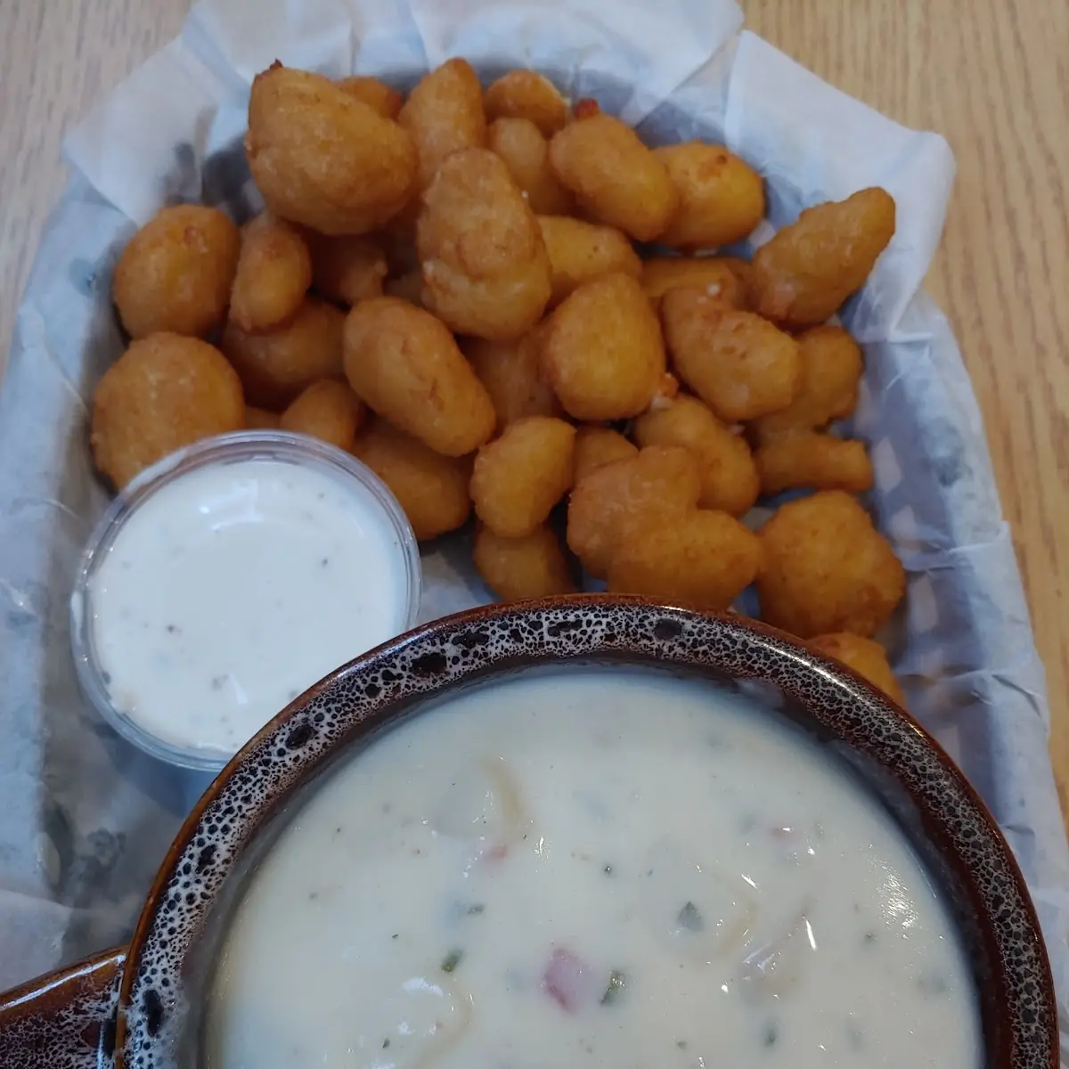 Cheese Curds and Loaded Baked Potatoes Soup