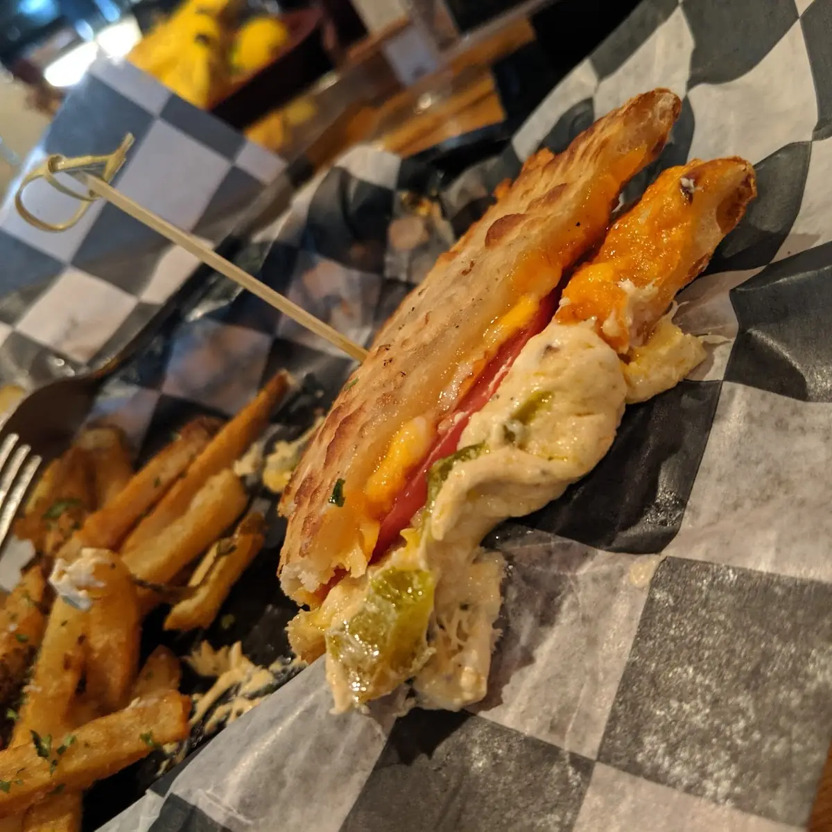 Crabby Grilled Cheese Deluxe