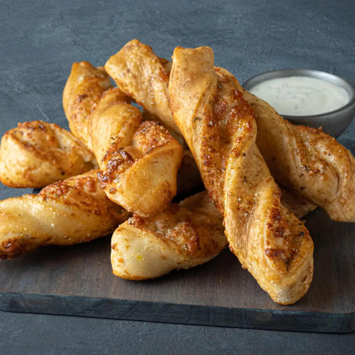 Garlic Parmesan Twists
