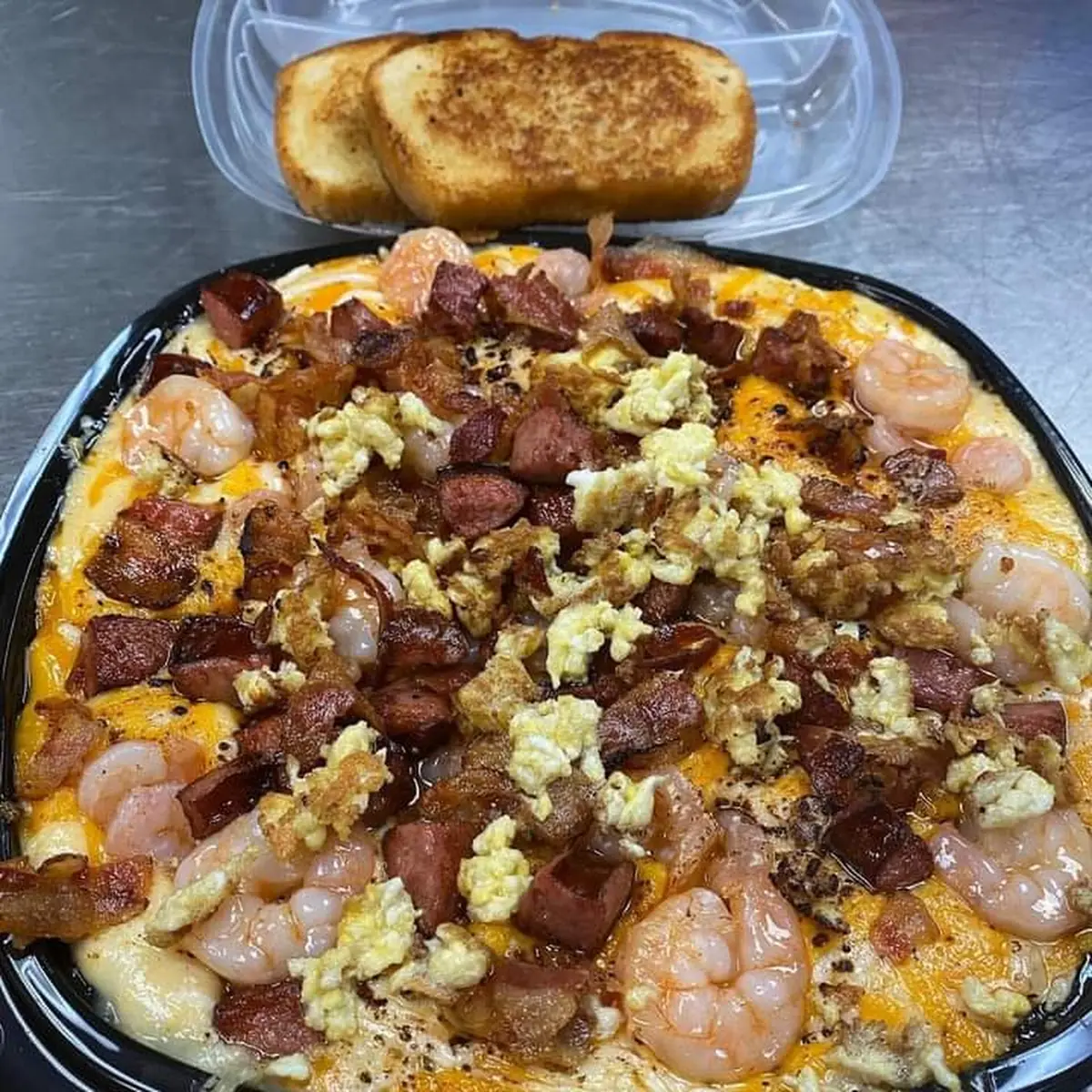 Hash Brown Bowl w Shrimp