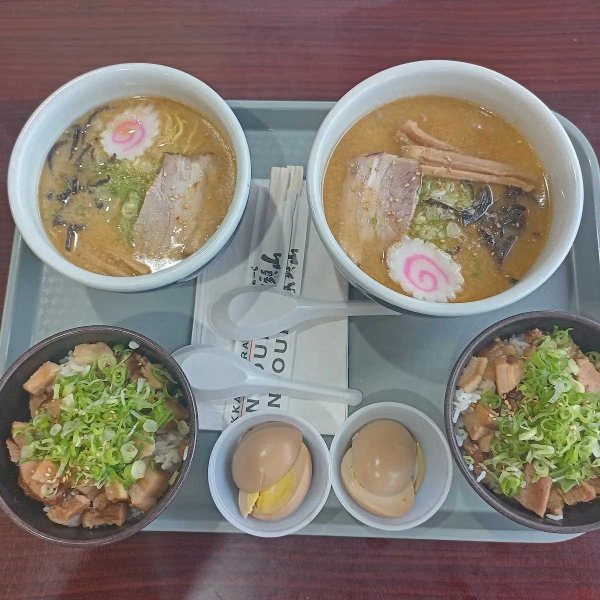 Miso Ramen Combo Rice Pork and Boiled Egg