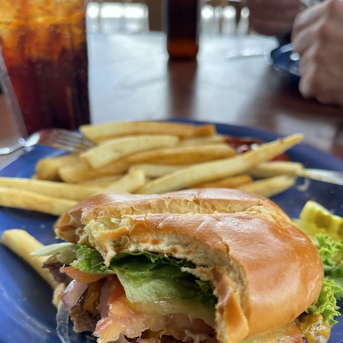Burger and Fries