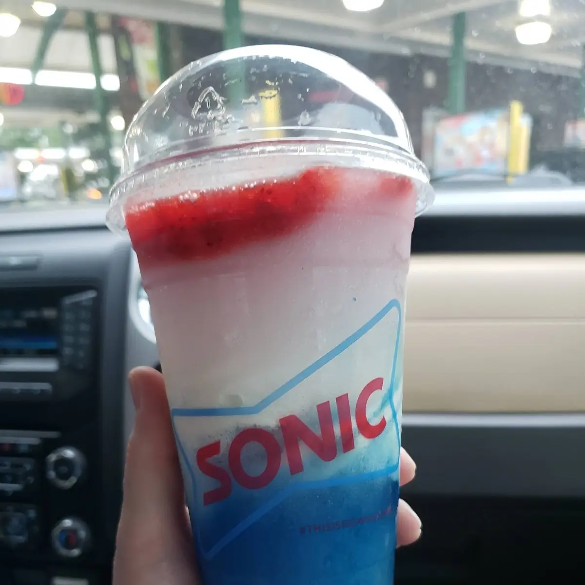 Red White and Blue Slush Float