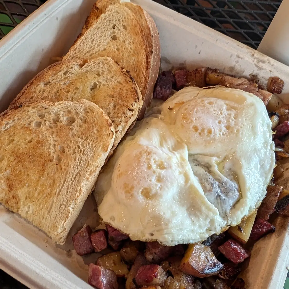 Corned Beef Hash and Eggs