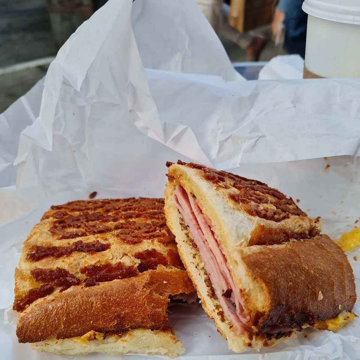 Toasted Ham and Cheese
