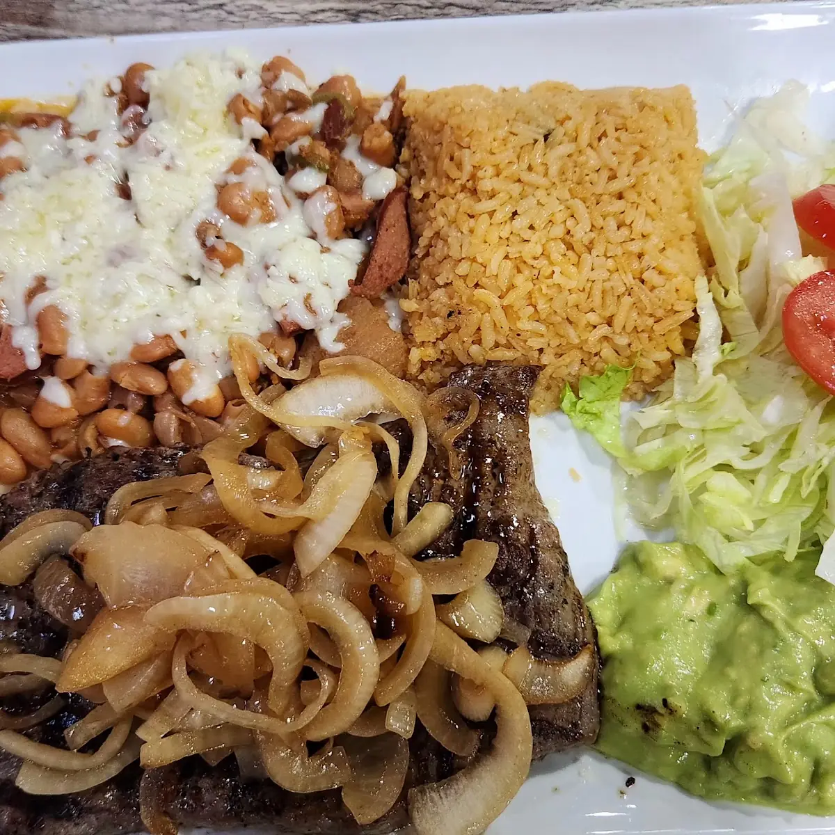 With Carne Asada