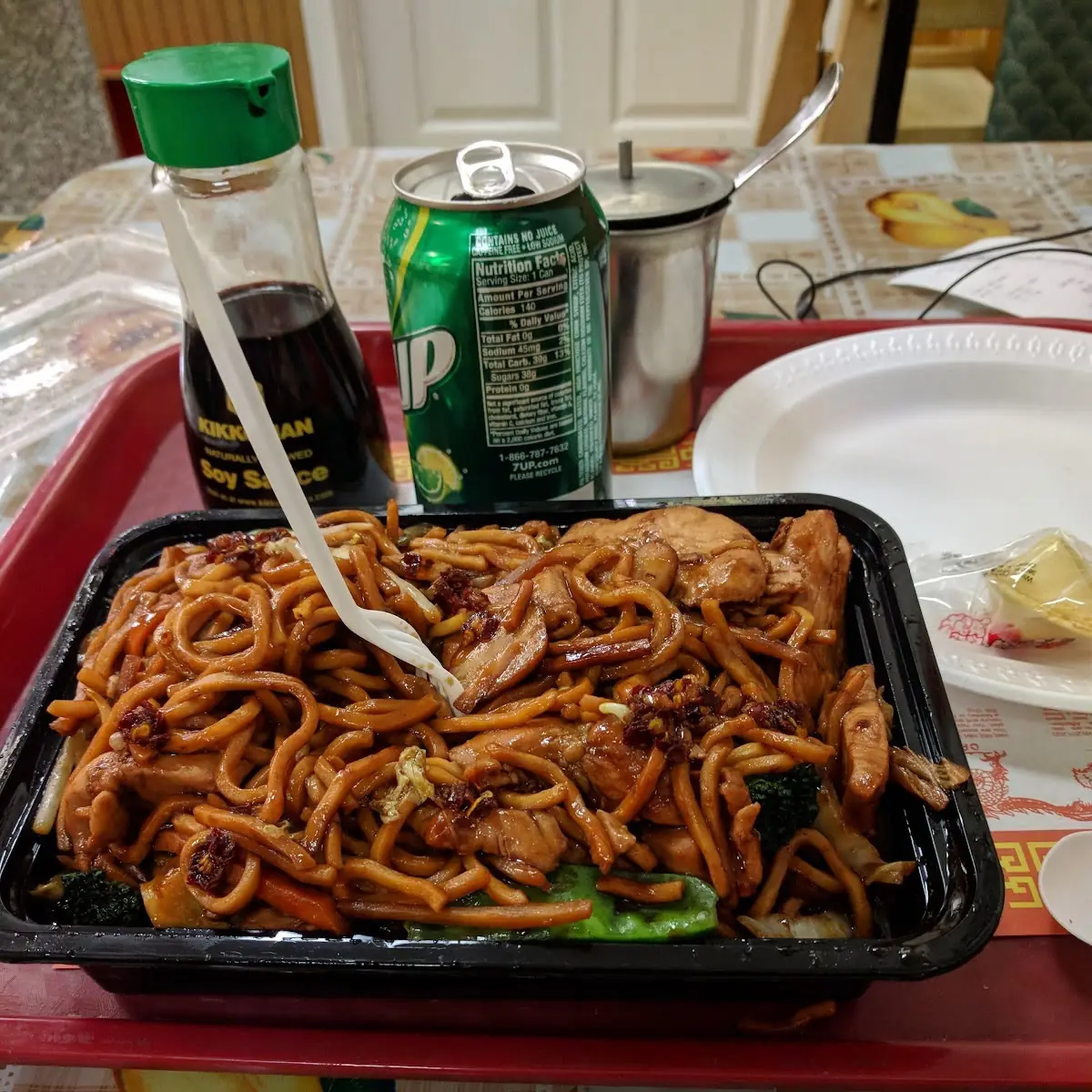 Chicken Lo Mein Tray