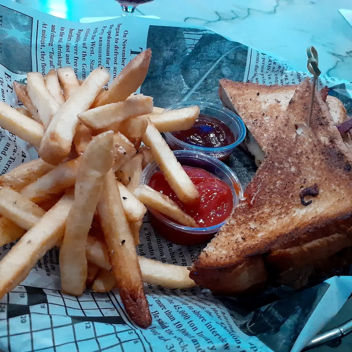 Brisket Grilled Cheese Sandwich