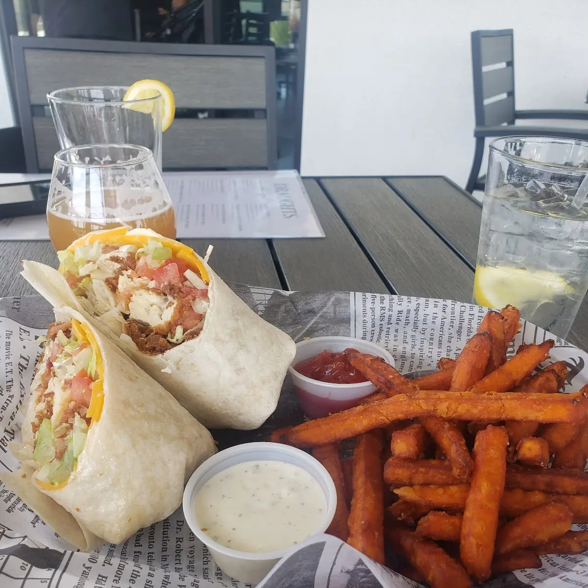 Crispy Chicken Wrap