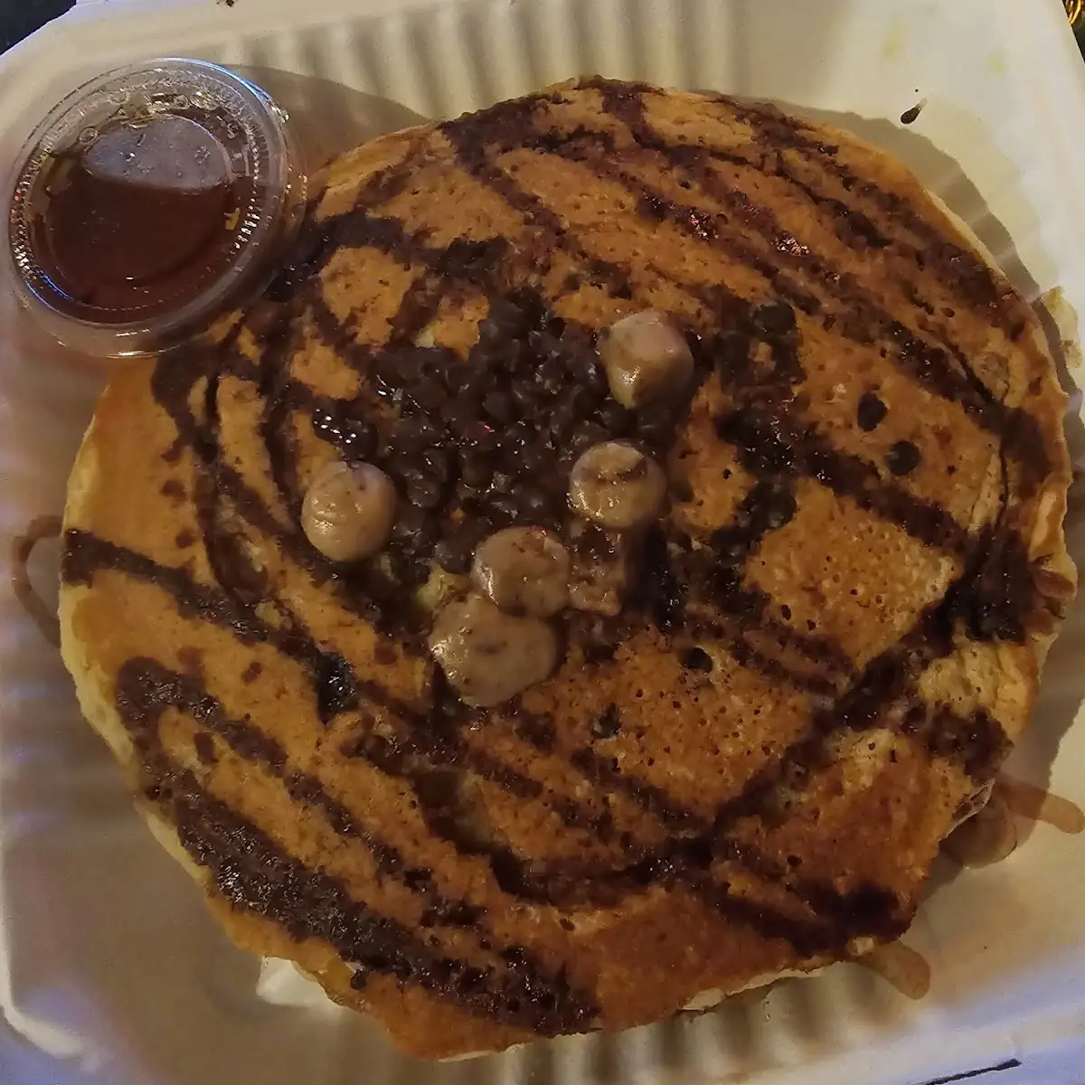 Cookie Dough Choclate Pancakes