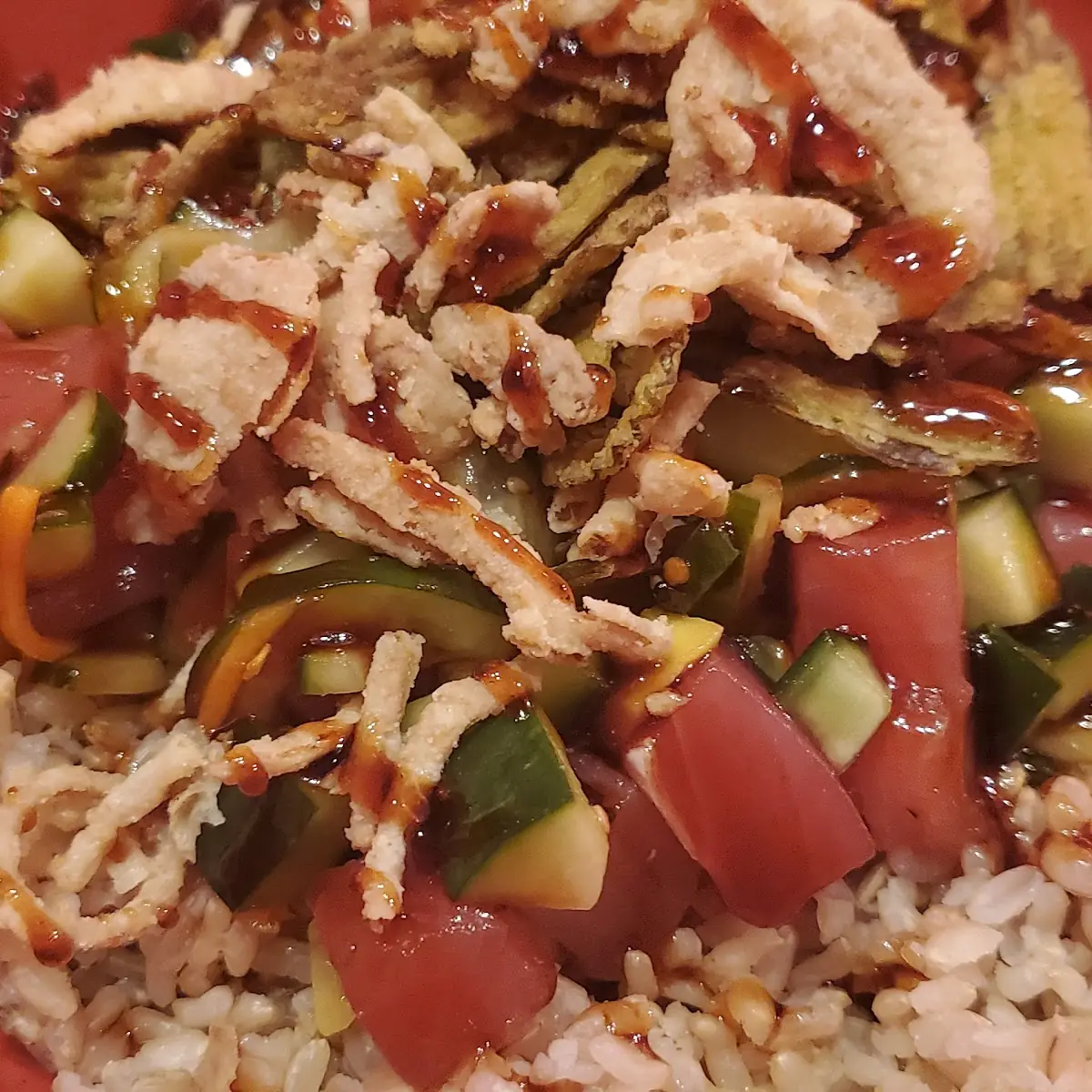 Poke Bowl with Brown Rice