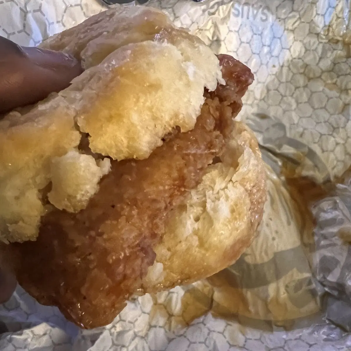 Honey Hot Chicken Biscuit