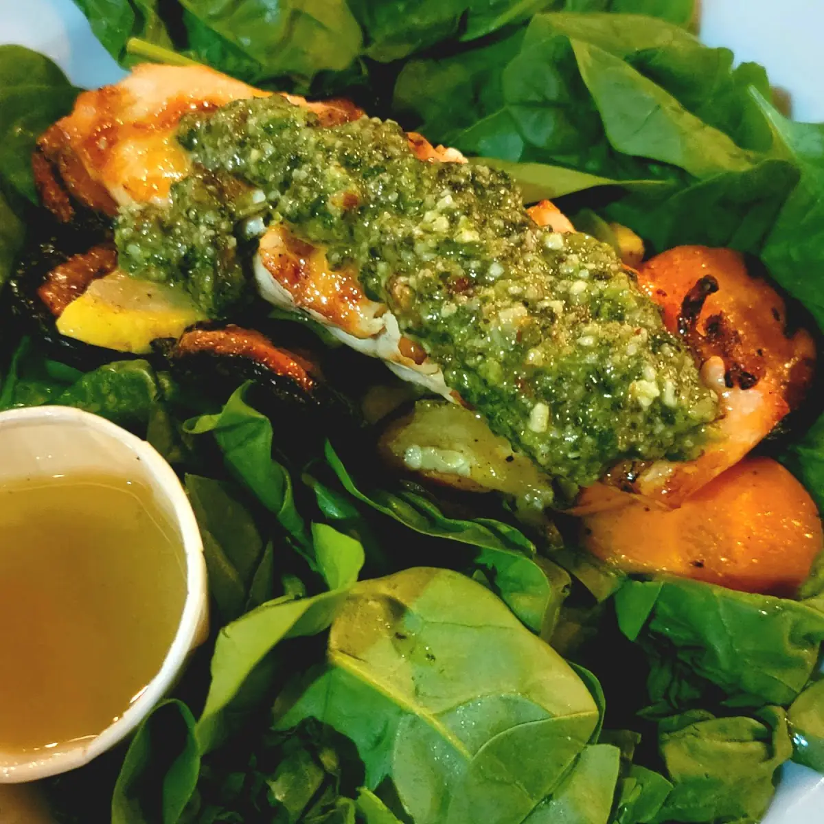 Pesto Grilled Salmon