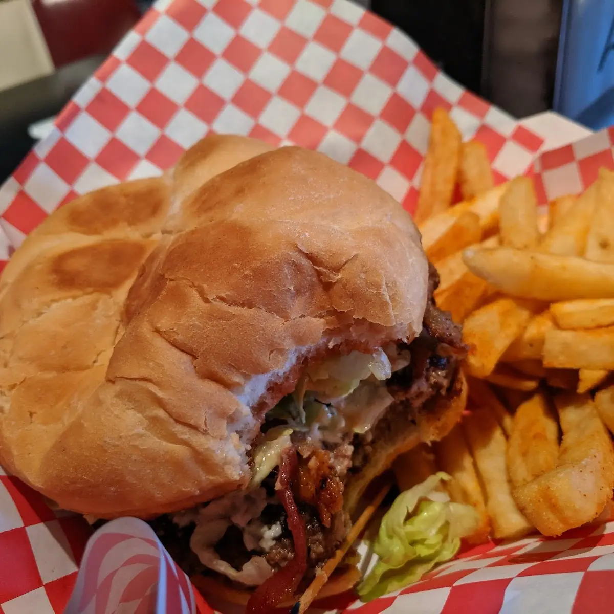 American Double Cheeseburger