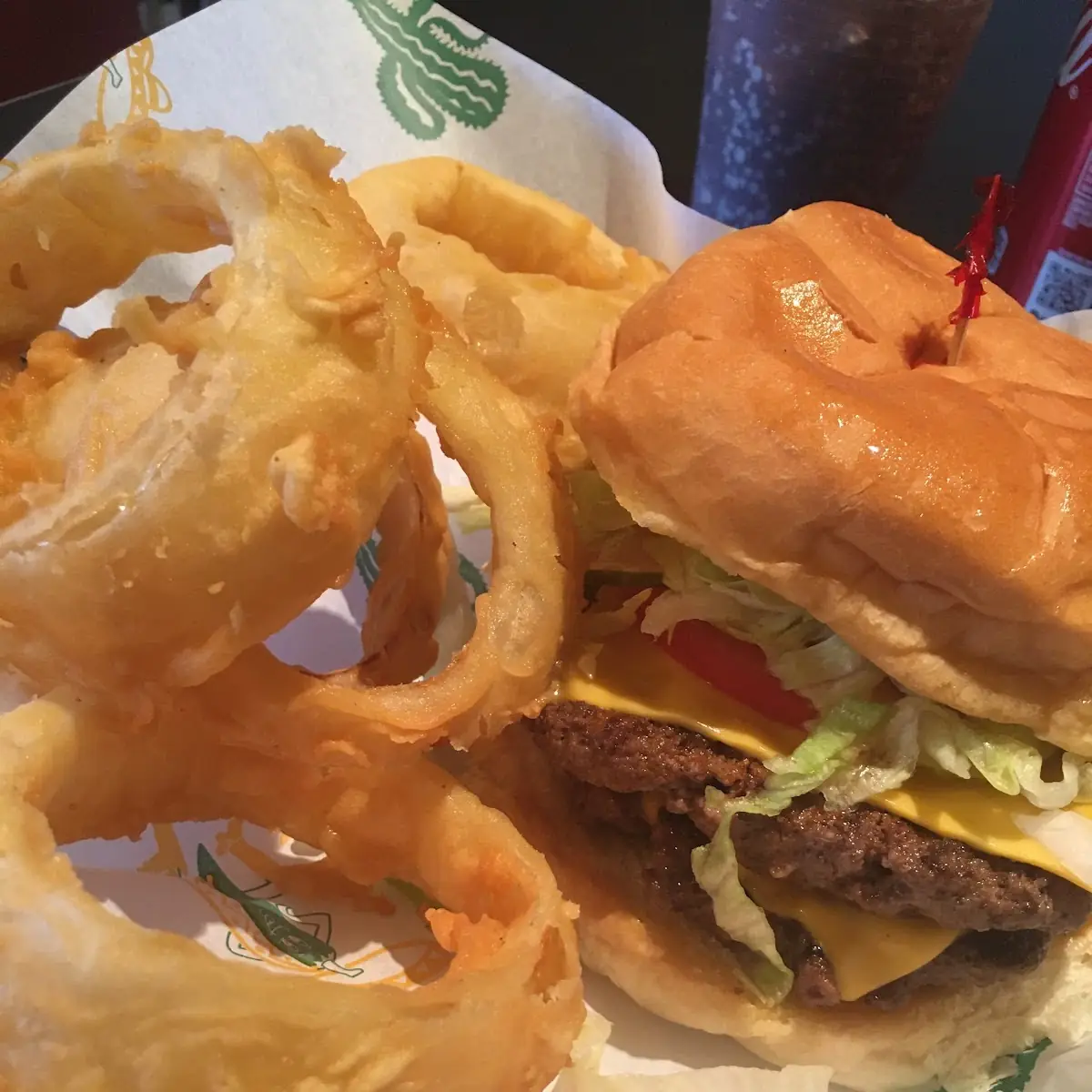 Double with Onion Rings