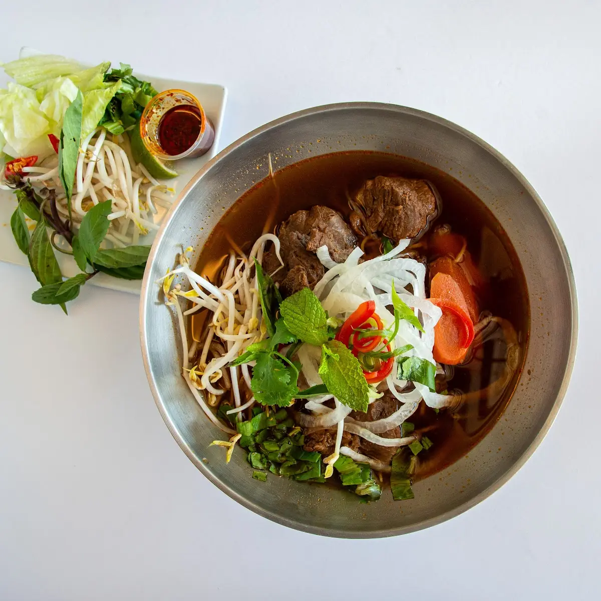 Spicy Beef Noodle Soup Bun Bo Hue