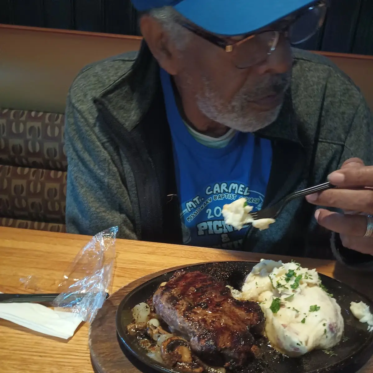 Cajun Steak Loaded Mashed Potatoes