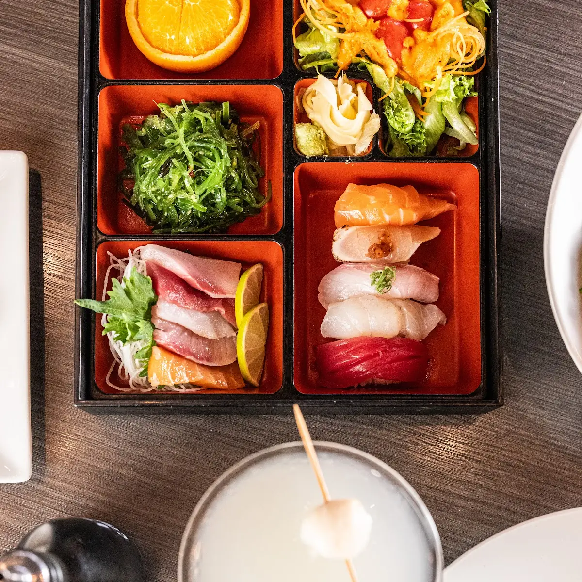 Sushi Sashimi Bento Lunch
