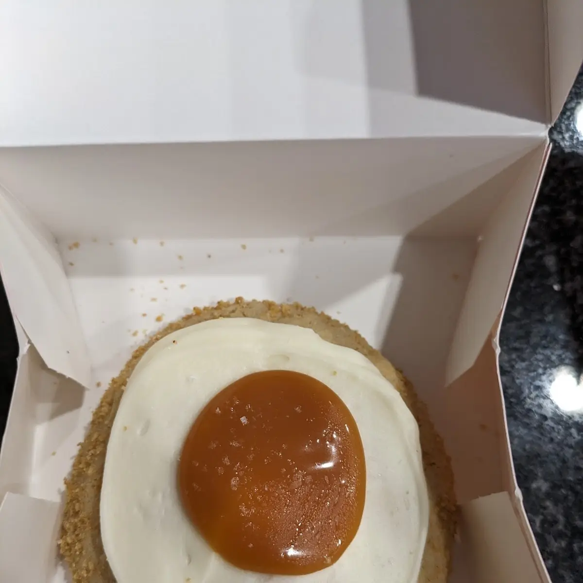Salted Caramel Cheesecake Cookie