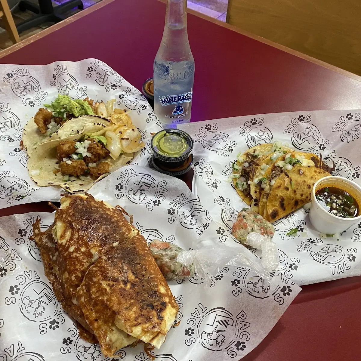 Burrito Shirmp Taco Birria Tacos