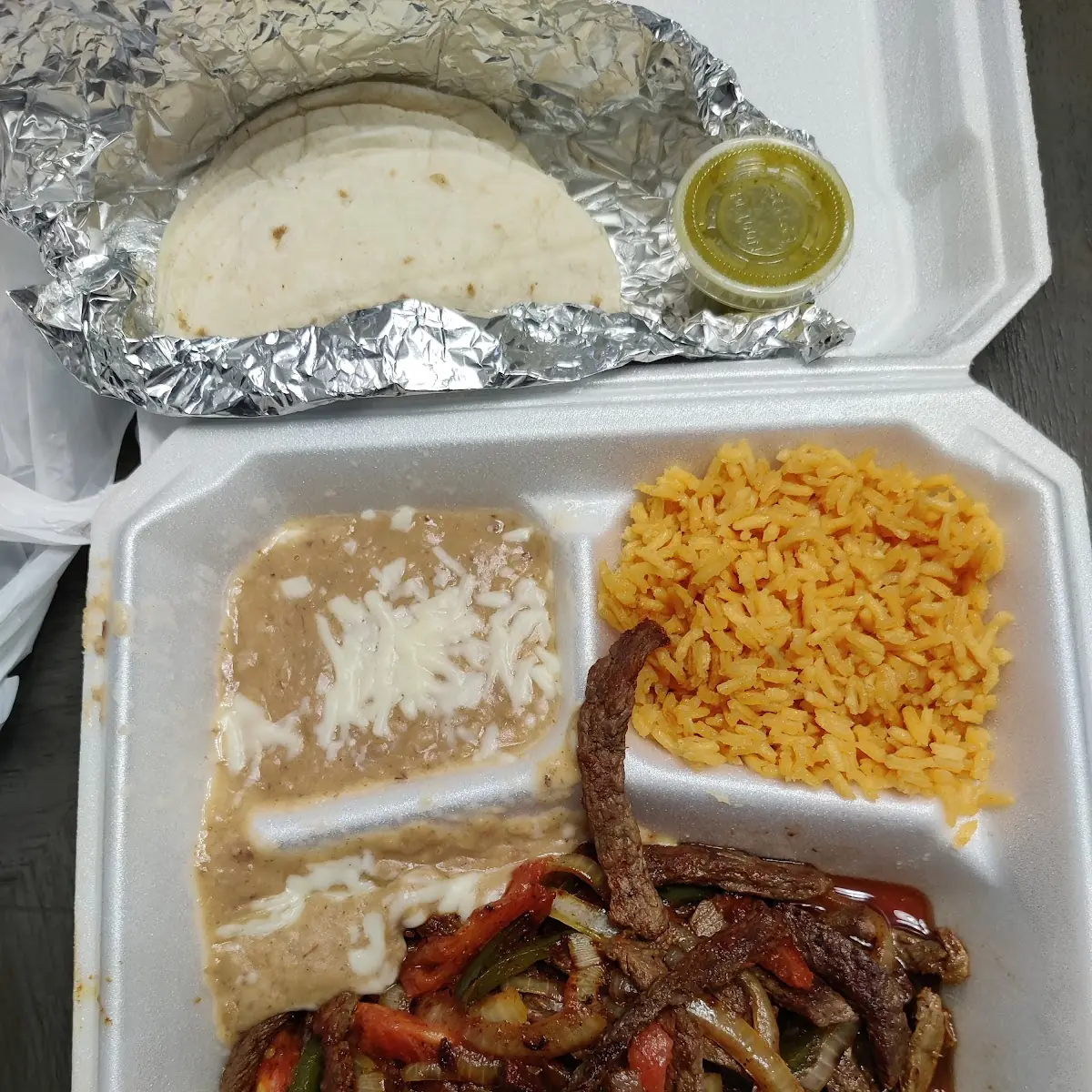 Steak Fajitas Plate