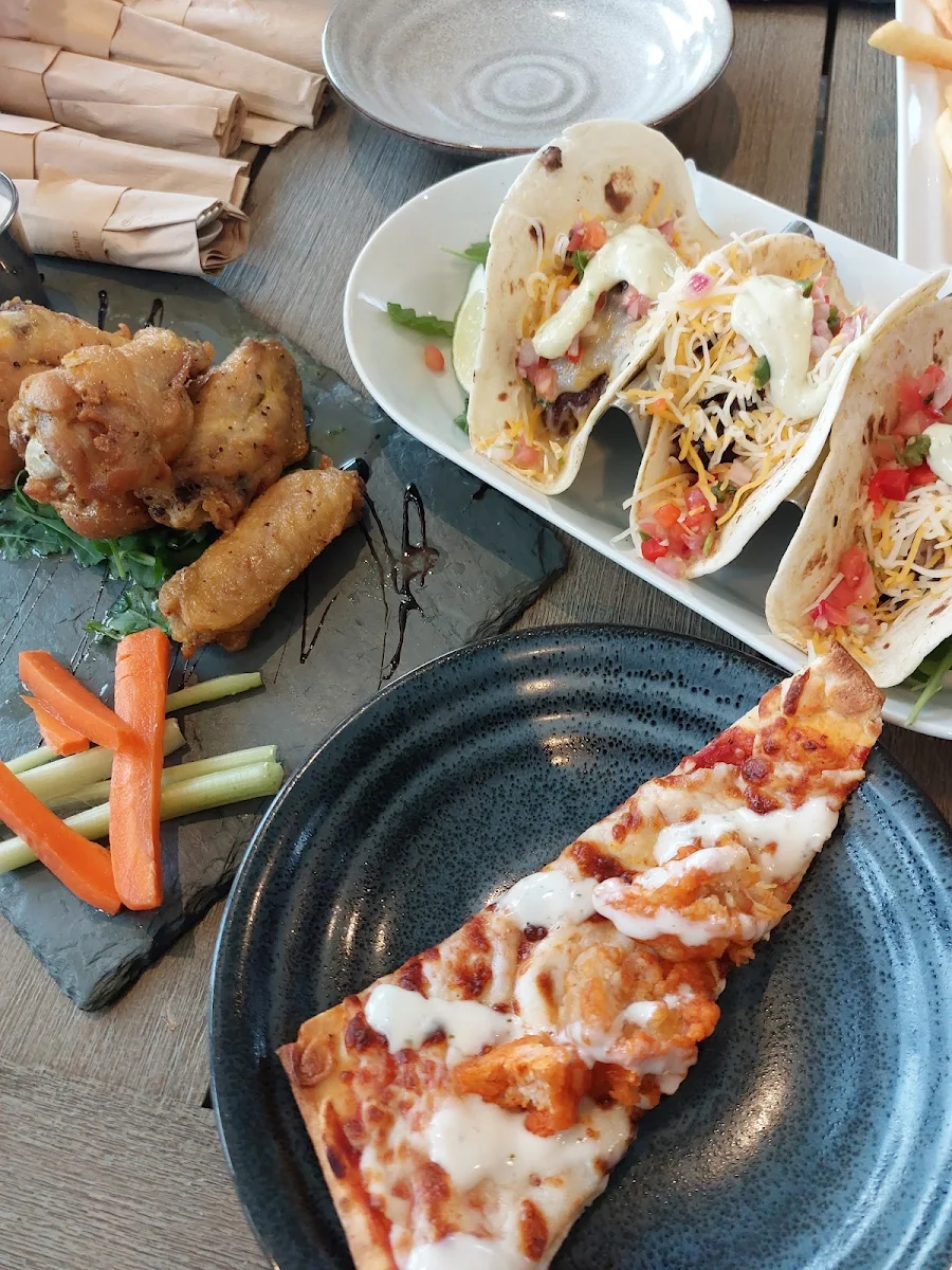 Lemon Pepper Wings Tacos Beef