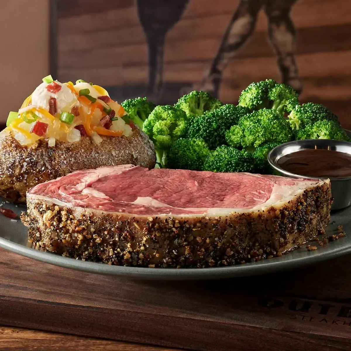 Sirloin Steak with Mashers