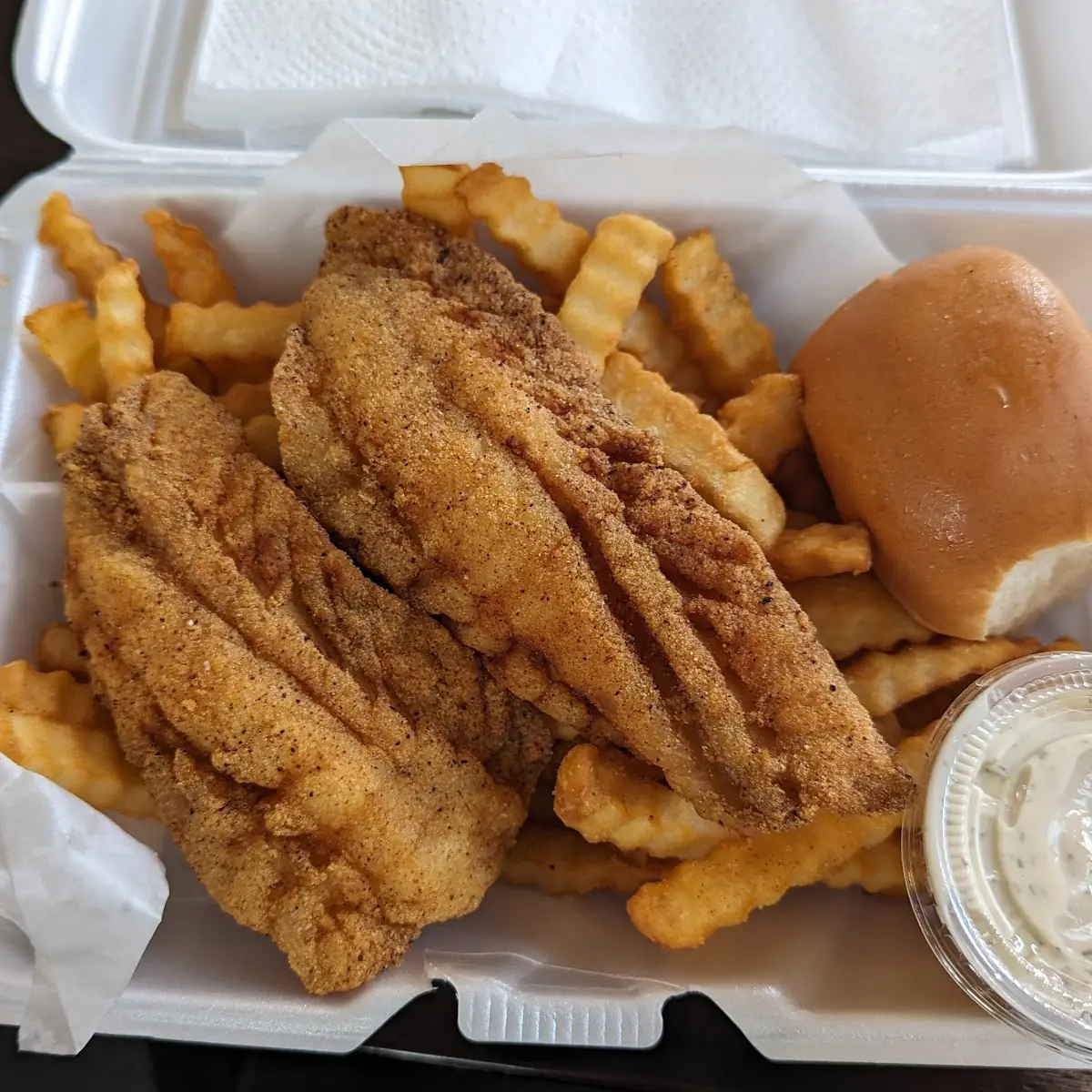 Cajun Catfish Dinner