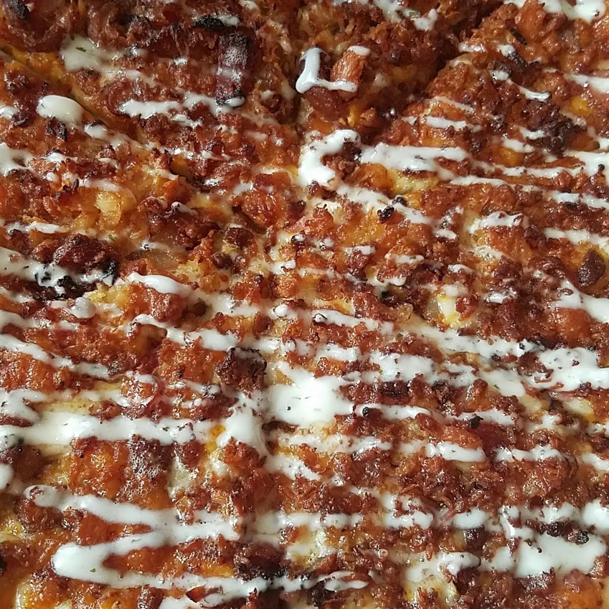 Chicken Bacon Ranch Pizza
